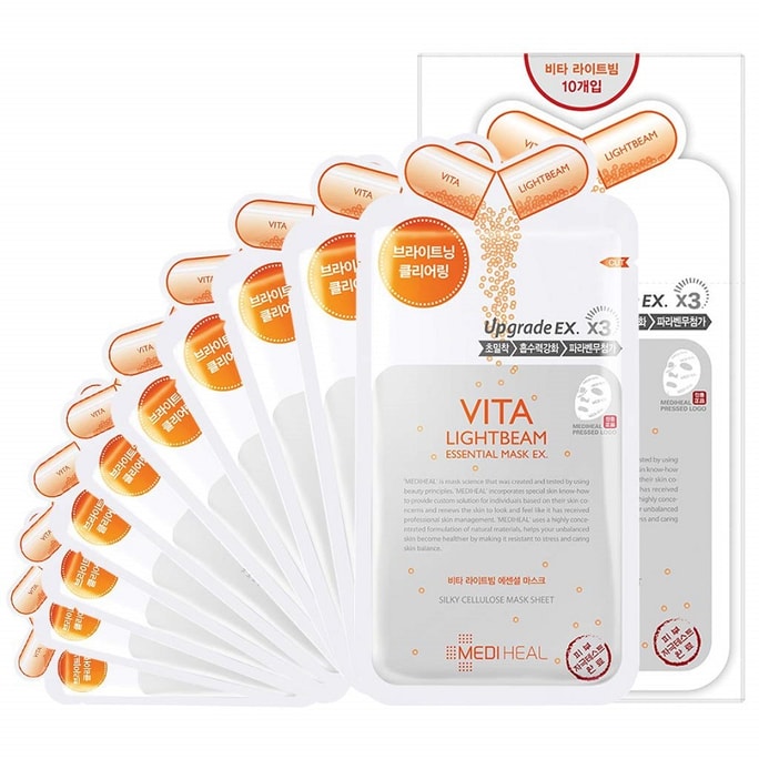 vita lightbeam essential mask ex 10pcs