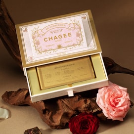 Rose White Tea Gift Box, Small Square Brick Compressed Tea 1.94 oz【Tea Gift Set】