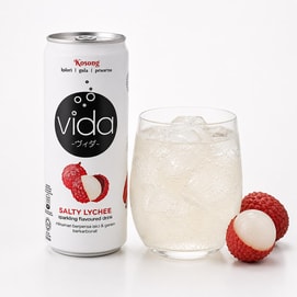 Salty Lychee Sparkling Drink, 10.99 fl oz【0 Sucrose 0 Calories 0 Fat】