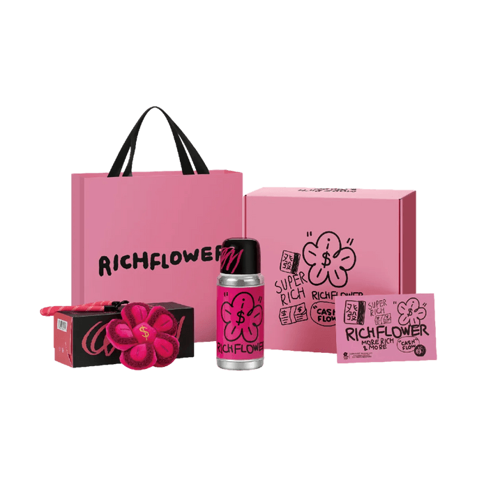 Rich Flower Mug Gift Set