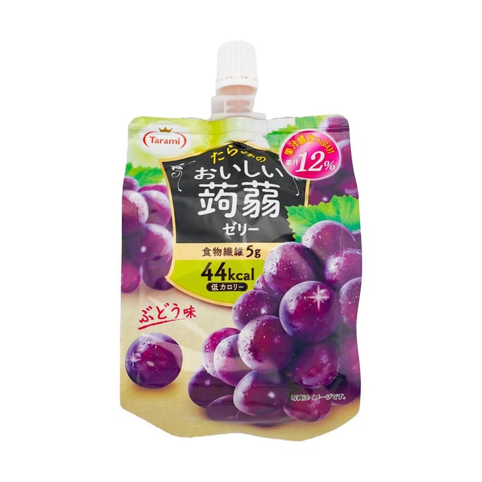 日本TARAMI 吸吸果冻 紫葡萄味 150g
