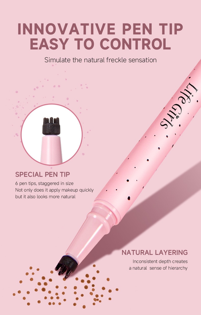 【中国直邮】 Sweet Mint 自然仿真雀斑笔显色防水雀斑点斑笔日杂欧美跨境彩妆一支