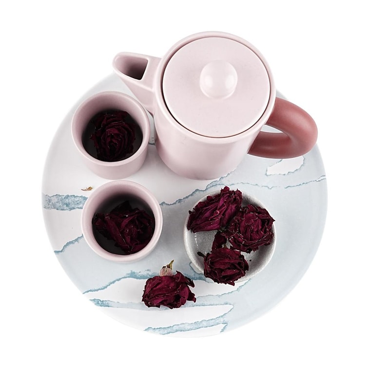 블랙 레드 로즈 티, 0.88oz *2【2팩】 6