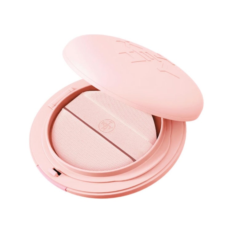 Colored Keyth Silky Fit Cover Cushion Foundation, Soft Matte & 24H Brightening Coverage, #01 Ivory  3