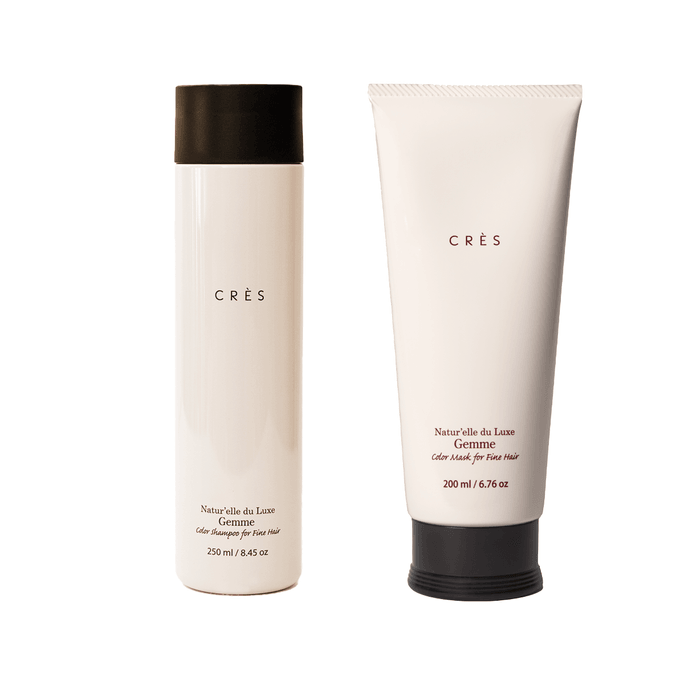 Gemme Color Care for Fine Hair Shampoo (250ml) + Conditioner (200ml) Set for Fine Hair