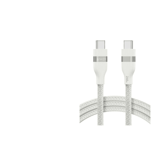 Anker 240W Flash Charging Data Cable Dual Type C Nylon Braided PD Fast Charging 1.8m * 1 Piece