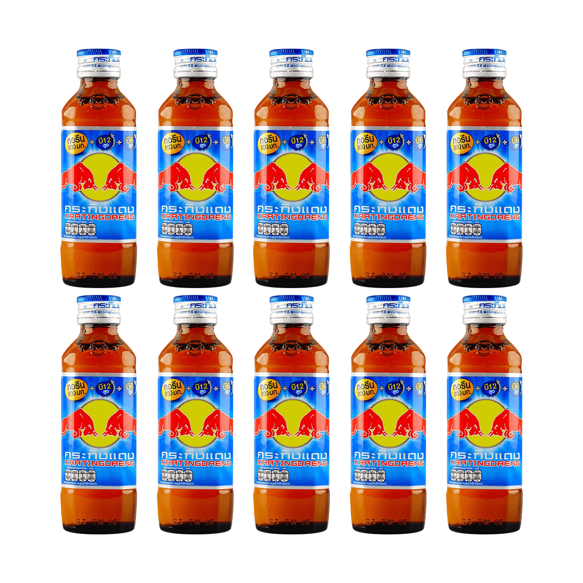 RED BULL THAILAND Vitamin Functional Beverage, 5.07 fl oz*10【10