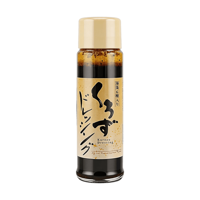 쿠로즈 드레싱, 흑식초 샐러드 소스, 6.08 fl oz【야채 샐러드, 초밥, 생선 요리용】