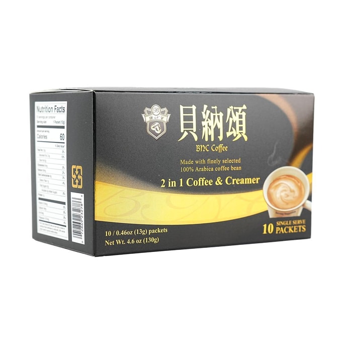 贝纳颂 二合一速溶咖啡拿铁 130g