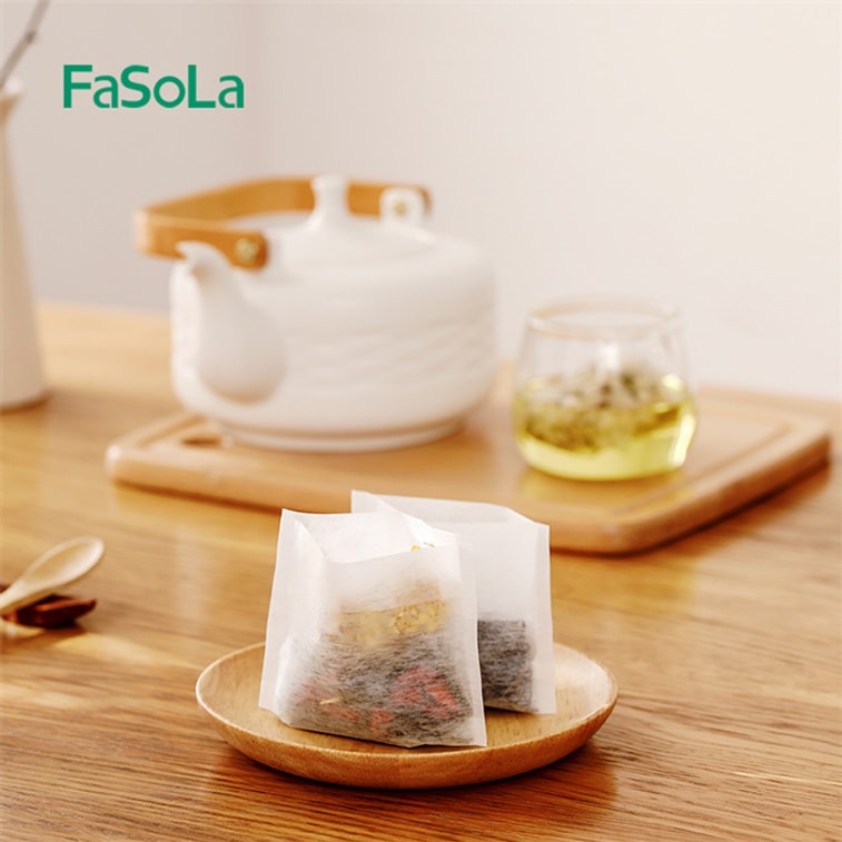 Household disposable tea bag, corn fiber drawstring tea bag, tea filter bag, tea filter bag, 100 pieces/bag 3