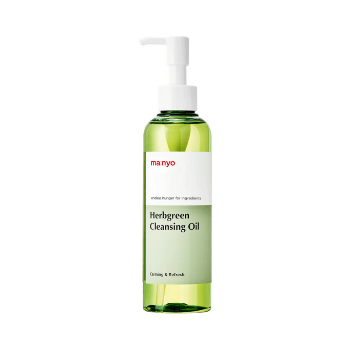 Manyo Herb Green Cleansing Oil 200ml – Makeup Removal & Sebum Control