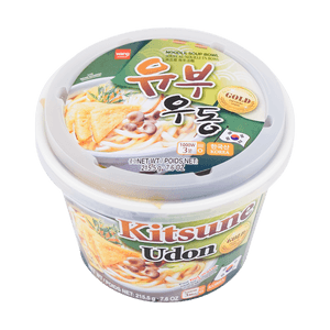 Fried Tofu Udon Noodle Soup Bowl, 7.6 oz