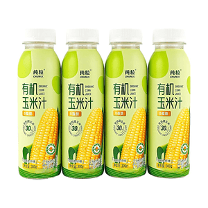 Organic Corn Juice 10.6oz*4 packs【0 Fat】【Contains Dietary Fiber】【Sam's Club Bestseller】