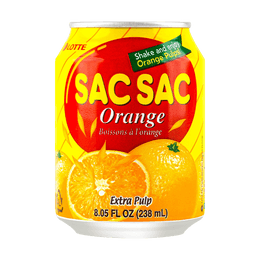 韓國LOTTE樂天 SAC SAC 粒VC橙汁飲料 238ml