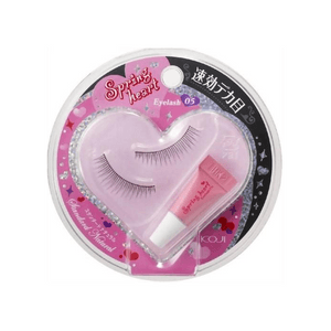 【日本直邮】 日本 KOJI 蔻吉 蔻吉 心形睫毛 1个 长短刷毛的均衡设计打造自然美丽的双眸 粗壮的底线更能凸显眼线的线条