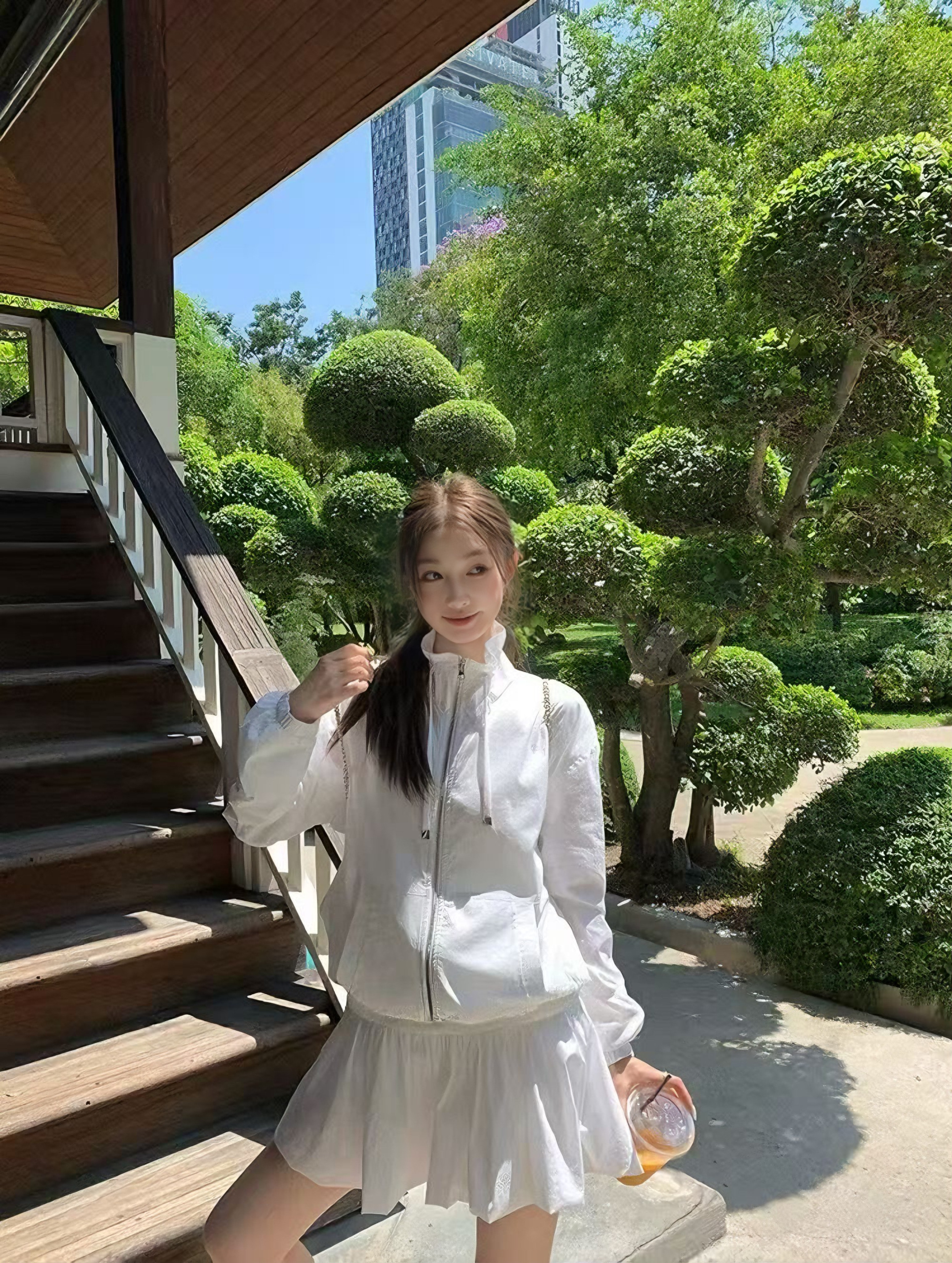 【加拿大直郵】 加拿大 SCENARIO 輕氧感運動服兩件套 均碼 雙色 黑色 均碼