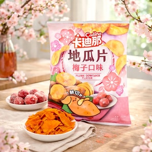Sweet Potato Chips,Plum Flavor, 4.4 oz【Sweet & Tangy】【Refreshing Taste】