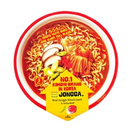 韩国O'FOOD清净园 JONGGA宗家府 真正泡菜拉面 汤面杯面 140g【添加韩国销量第一泡菜】