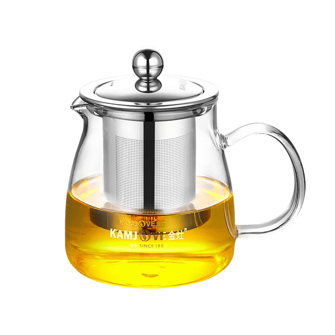 A Series Heat-Resistant Glass Art Tea Cup A-02  500ml