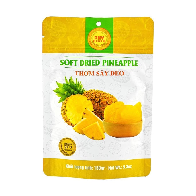 Soft Dried Pineapple, 5.29 oz
