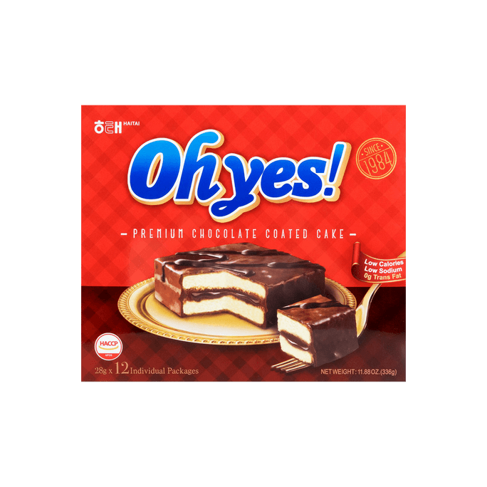 OH! YES Choco Cake 12pieces 336g