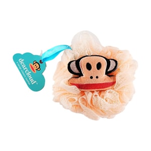 Paul Frank XL Classic Loofah, Pink -  Bath Puff For Shower Gel Bubbling