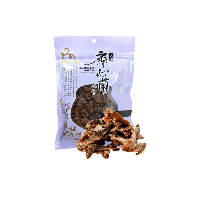 台灣 廖心蘭 豆乾 老道滷汁 黑胡椒味 110g