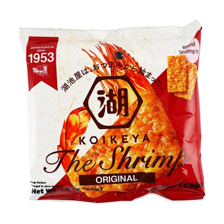 Shrimp Wheat Chips Original Flavor 1.4oz 4