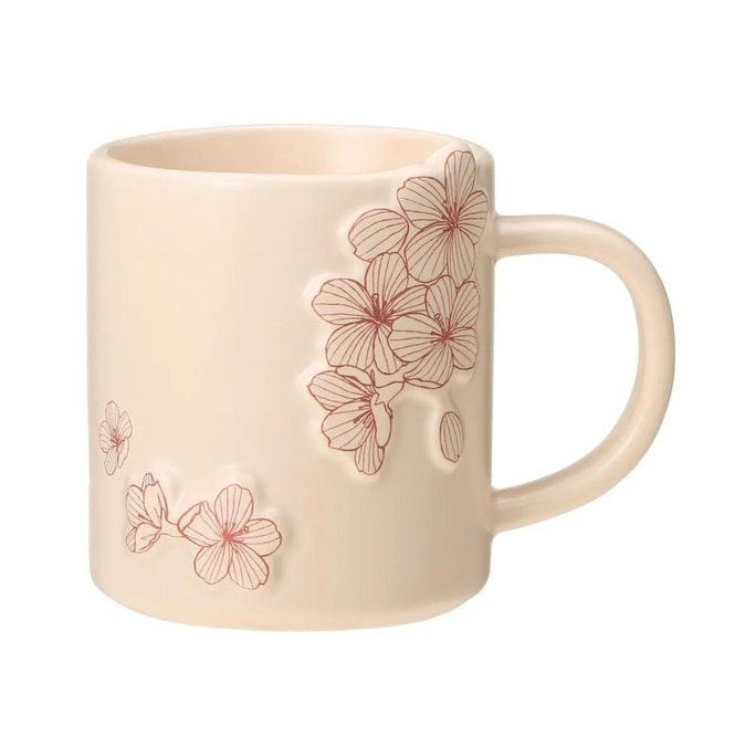 2024 Sakura Flower Emboss Coffee Mug 355ml