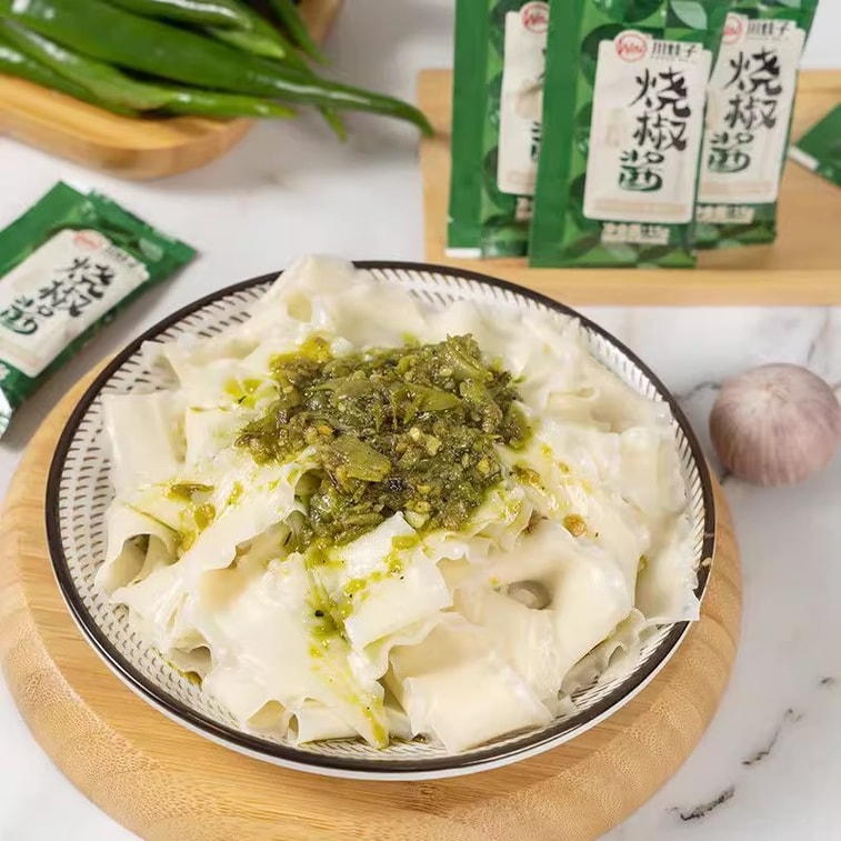 【中国直邮】  川娃子 烧椒酱 拌饭酱 小包装 独立15g *20袋 300g 3