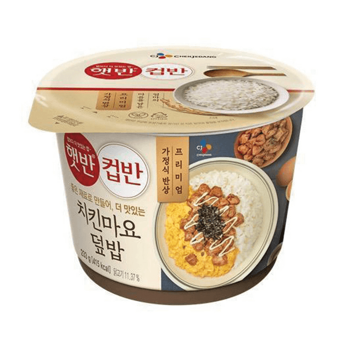 【韩国直邮】韩国CJ希杰 Hetbahn Cupban蛋黄酱炸鸡盖饭 233g