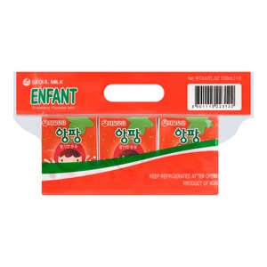 Strawberry Flavored Milk 6.67 fl oz*6 packs【Imported from Korea】【Sweet and Smooth】