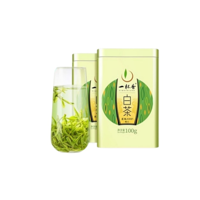 2025 New Harvest White Tea - Pre-Qingming Anji Green Tea 100g*2 Cans