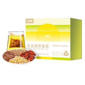 【中国直送】七里香 とうもろこし絹そば茶 120g 健康ティーバッグ とうもろこし絹茶 黒そば茶 湿気解消