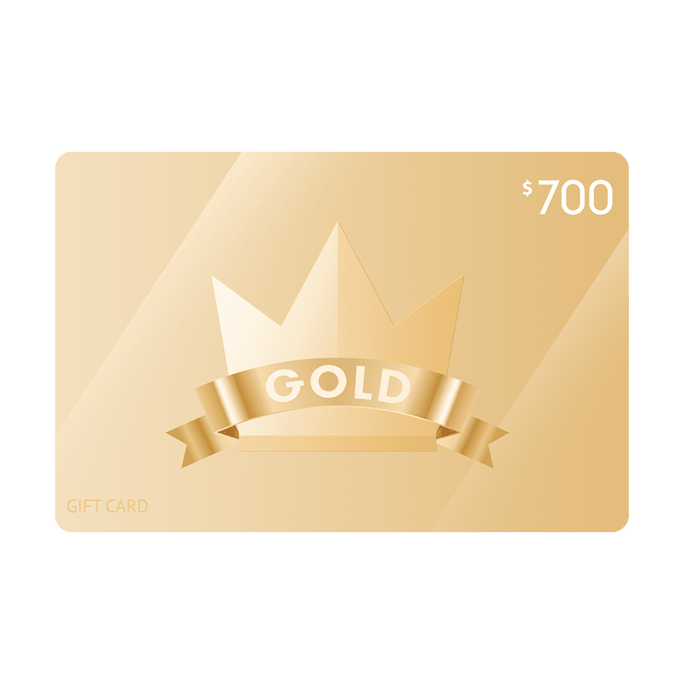 【GOLD专属优惠券立减$49】亚米电子礼卡 价值$700