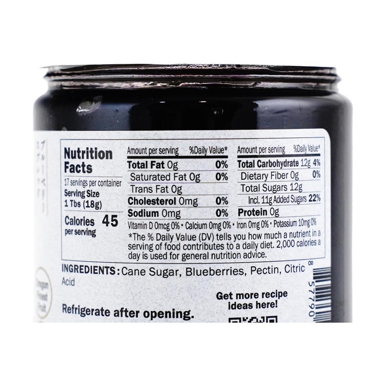 日本KUZEFUKU & SONS久世福商店 蓝莓果酱 312g【面包冰淇淋涂抹酱】 6