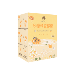 台湾糖鼎 冰糖蜂蜜柠檬冲饮 25g*10包装 【喝的到果肉颗粒的蜂蜜柠檬茶】