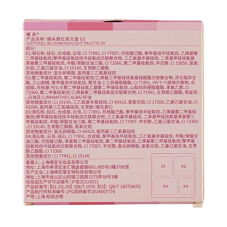 Palette Blush Surligneur, 0,31 oz. #03 Clove 12