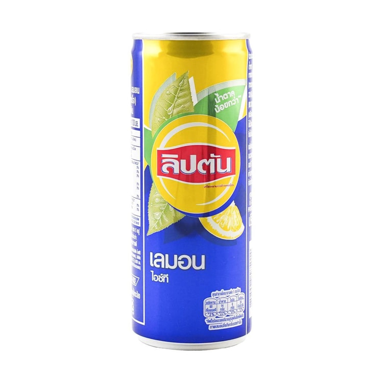 LIPTON Thai レモンアイスティー低糖缶 8.28液量オンス - Yami