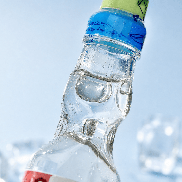 Ramune Marble Soda, Yuzu Flavor+Lychee Flavor+Peach Flavor, 6.76 fl oz*6【3 Flavors 6 Combo Packs】【0 Sugar 0 Fat】 4