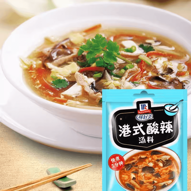 味好美 酸辣汤速食汤料包调料调味料家用方便自制酸辣靓汤底调味料35g*3袋 3