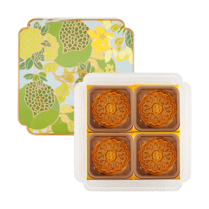 Treasure Box Mooncake Gift Set, 11.29 oz,Short Shelf Life