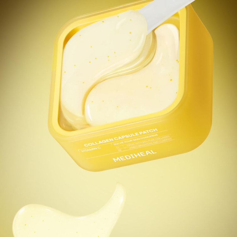 韩国MEDIHEAL美迪惠尔 胶原蛋白胶囊贴膜   眼周法令纹下巴局部面膜贴 60片+60片入 #维生素C 美白淡瑕疵 改善浮肿黑眼圈 敏感肌适用 5