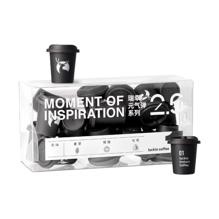 【中国直邮】 瑞幸咖啡 元气弹系列2.0 冻干即溶咖啡 美式风味 2gx18颗 3
