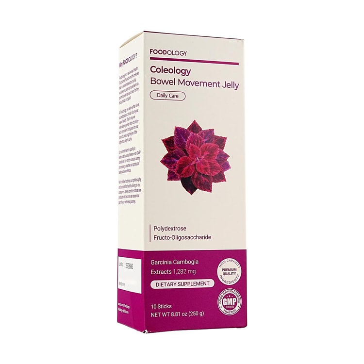 FOODOLOGY Coleology Bowel Movement Jelly 10 Sticks / Box, 8.82 oz