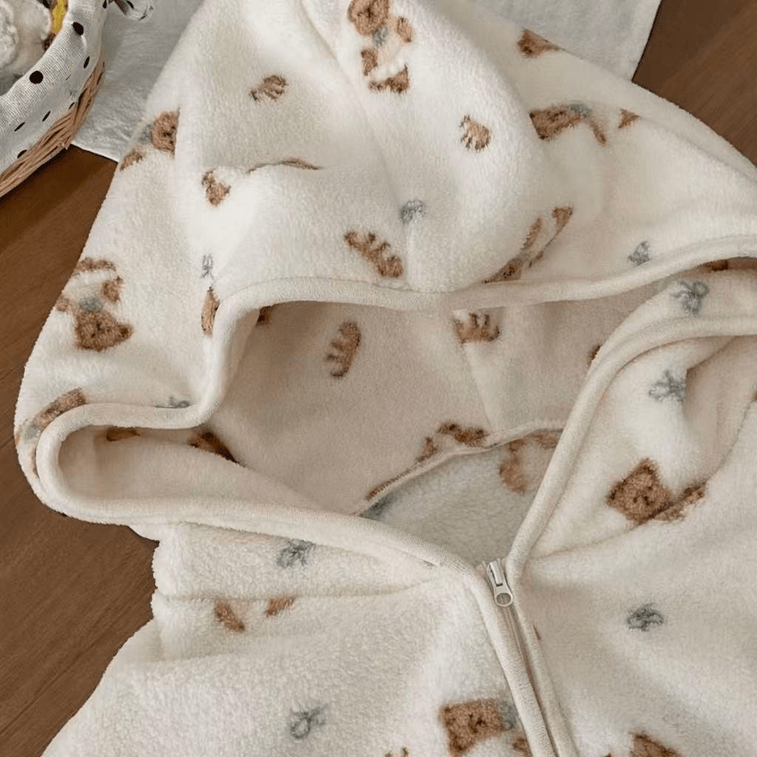 【中国直邮】 Lullabuy 泰迪熊抱抱睡衣居家服 3