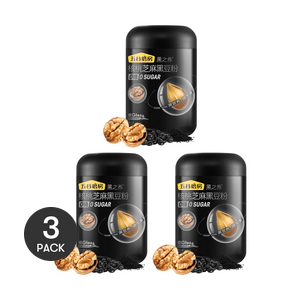 ナッツゴマ黒豆パウダー（無糖）21.16オンス×3【3パック】