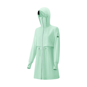  Women's Light Medium-Long Sun Protection Clothing Ts40424-Cloud Green-160/84a (M)