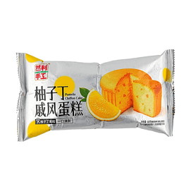 Pomelo Dice Chiffon Cake 2.33 oz【9% Yuzu Diced Fruit】【Fresh Taste】
