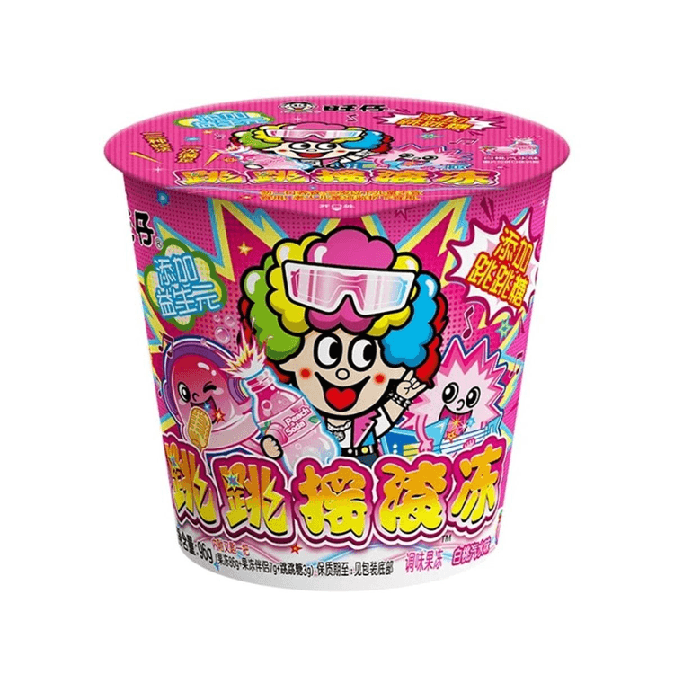White Peach Pop Jelly 3 Cups Total 288g - Yami.com